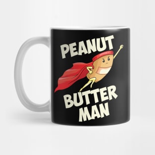 Peanut Butter Man Funny Halloween Costume Mug